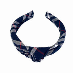 Signature Plaid Knotted Headband