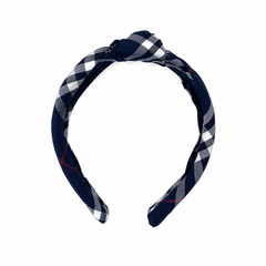 Signature Plaid Knotted Headband