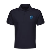 Purpose Academy Polo Gildan azul marino unisex