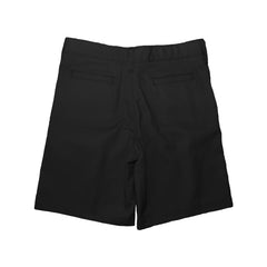 1776 ADJUST Girl's Black Flat Front Shorts w/ Adjustable Waist