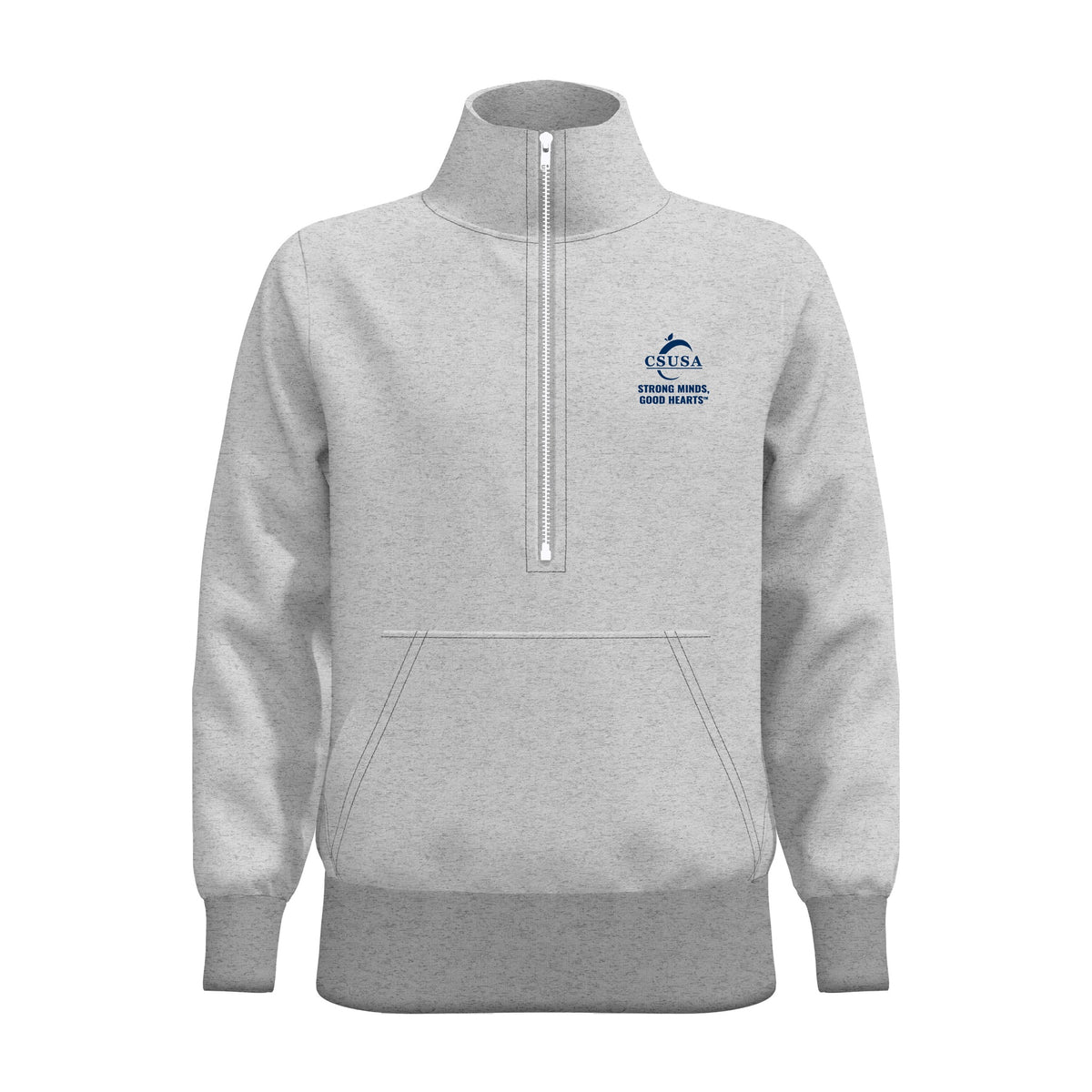 CSUSA - Strong Minds Good Hearts Staff | Legacy Jacket - Half Zip Sweatshirt