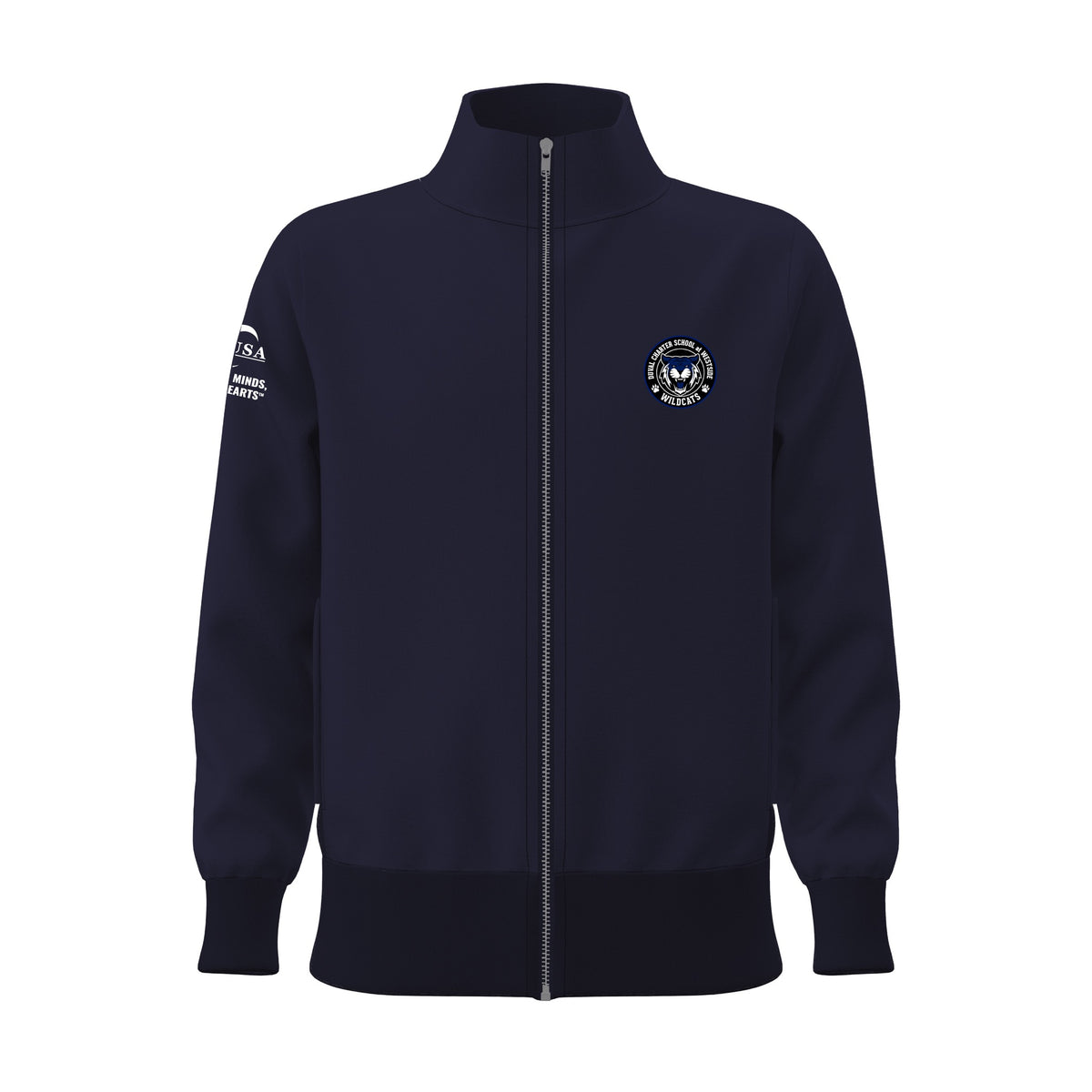 Escuela Charter Duval en Westside | Chaqueta Legacy - Sudadera con cremallera completa