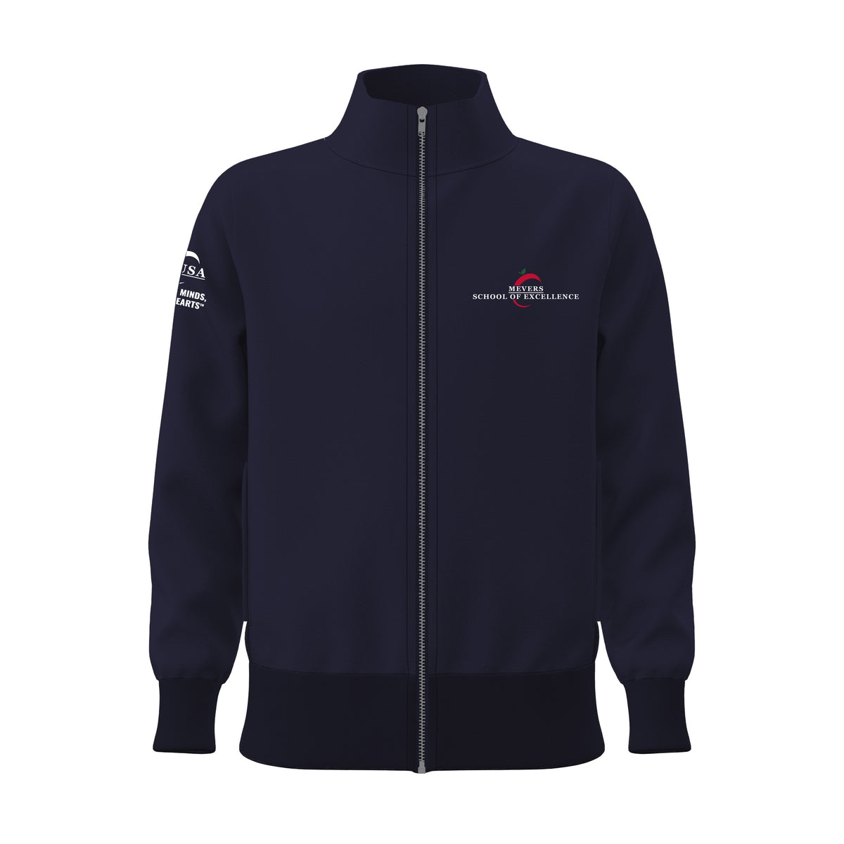 Mevers School Of Excellence | NEW Legacy Jacket - Full Zip Sweatshirt (FINAL SALE / NO RETURNS)