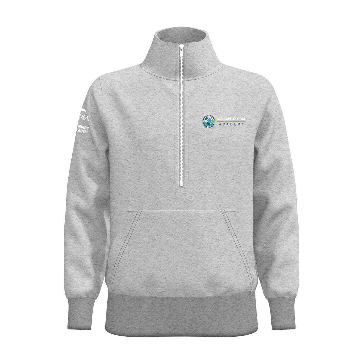 Chaqueta Legacy de Mid Cape Global Academy - Sudadera con media cremallera