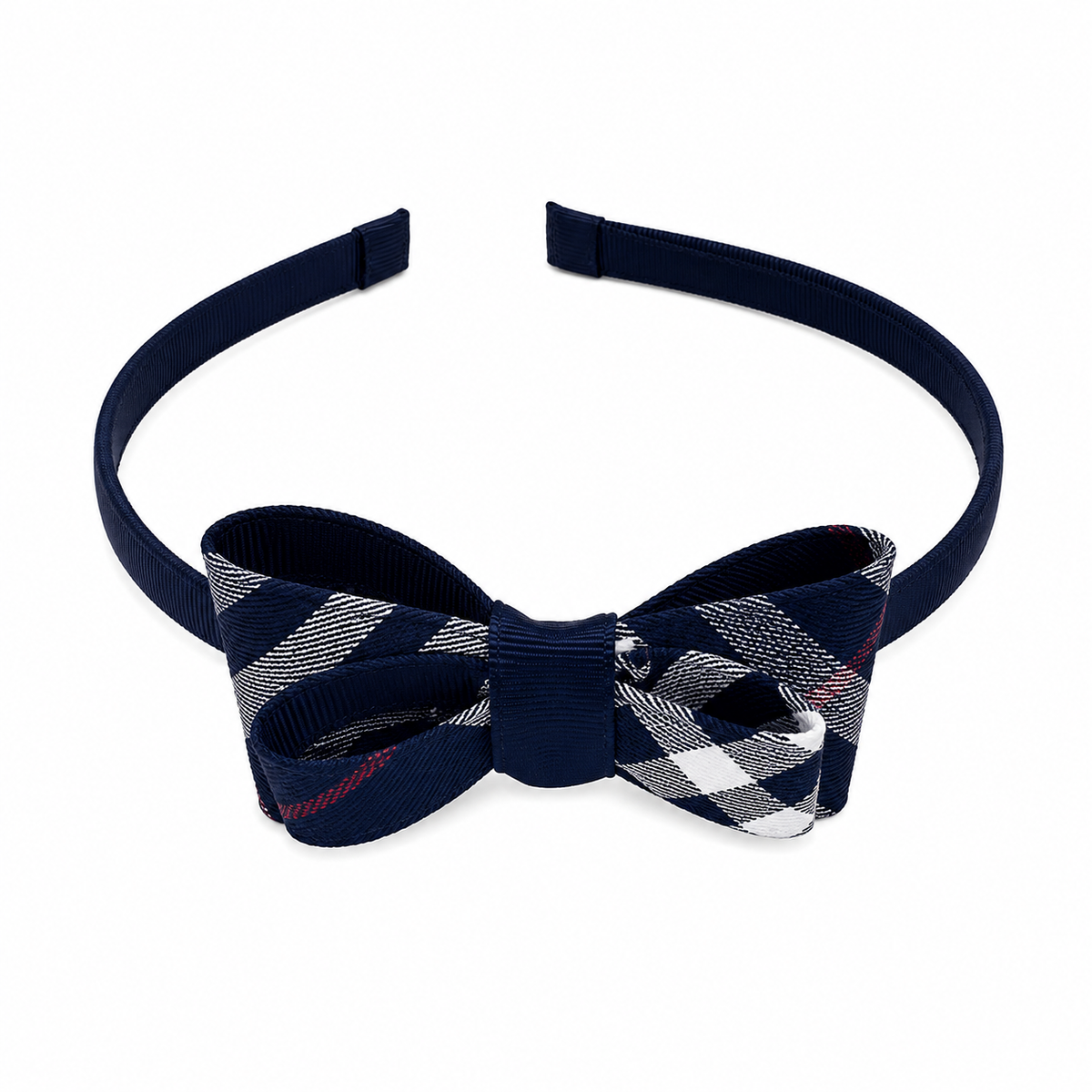 Signature Plaid Headband with bow