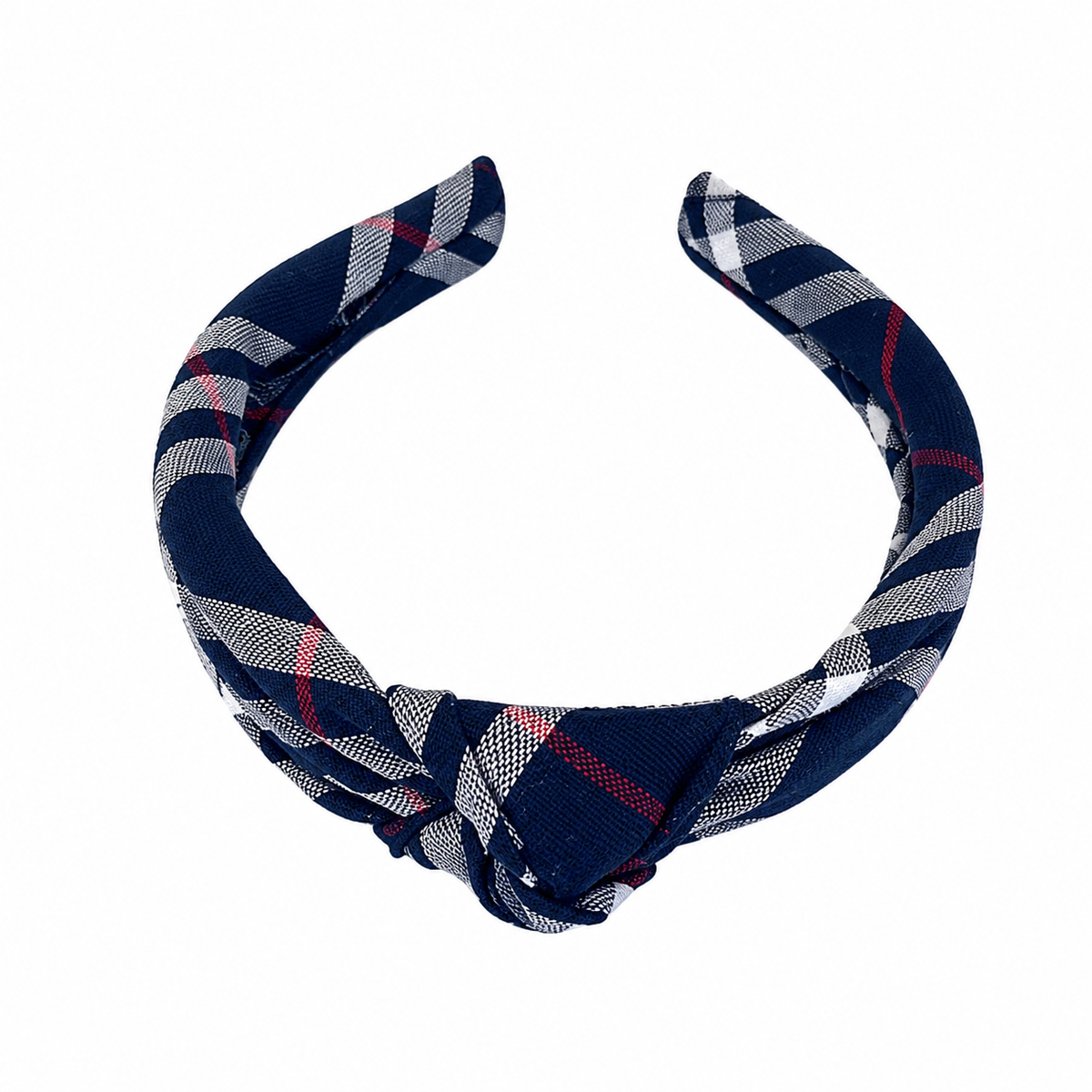 Signature Plaid Knotted Headband