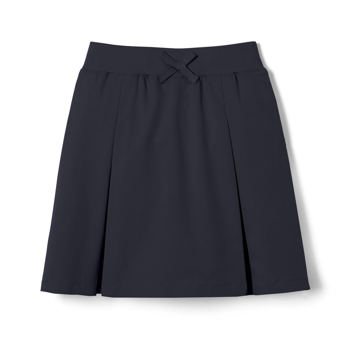 Girl's Black Kick Pleat Skort