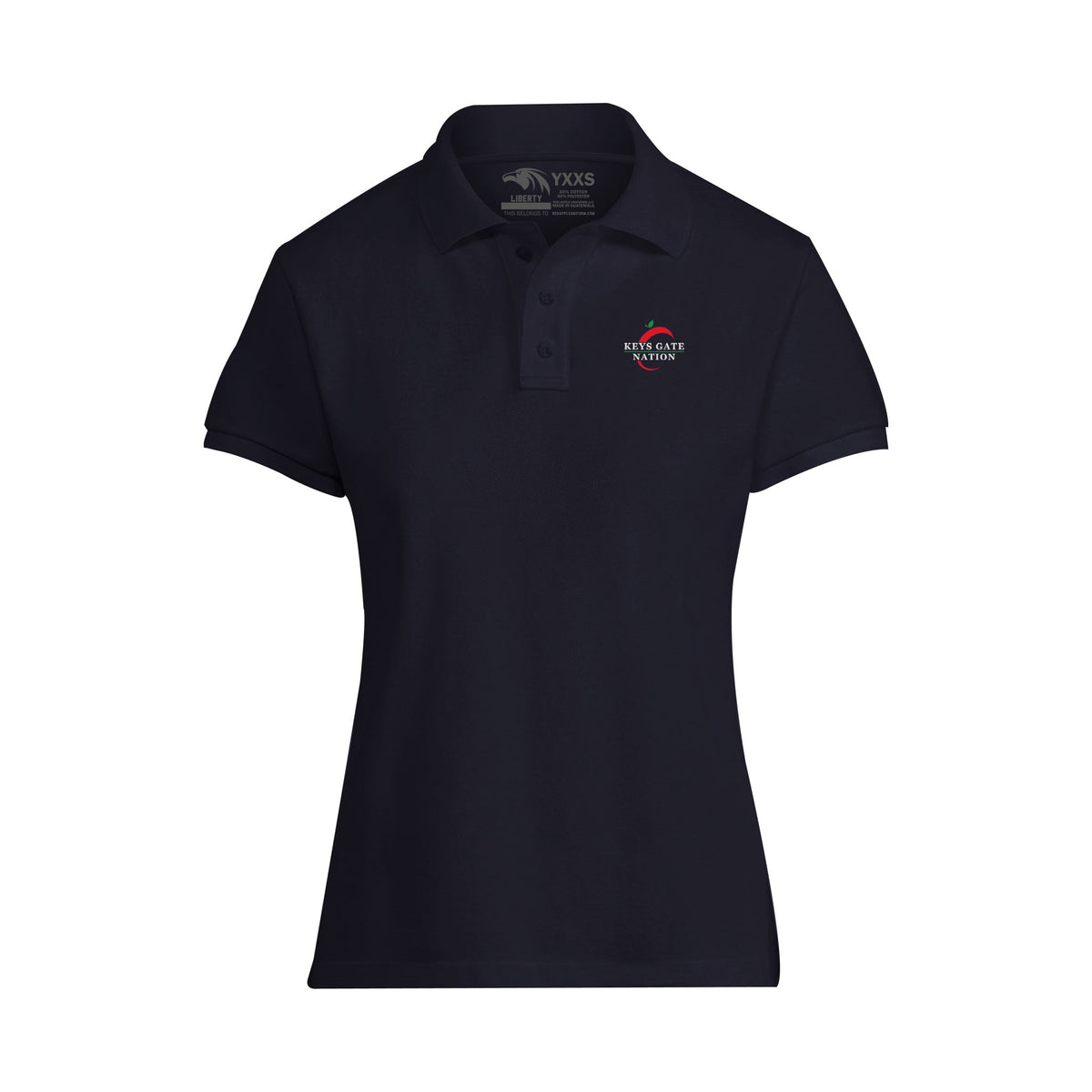 Keys Gate Nation (9-12) - Women's Liberty Polo (FINAL SALE / NO RETURNS)