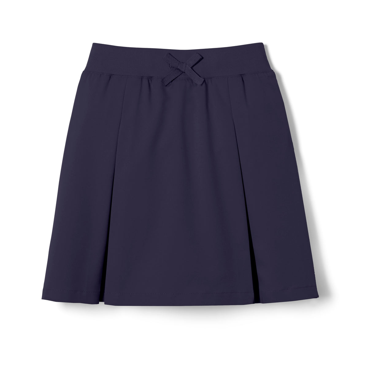 Girl's Navy Kick Pleat Skort