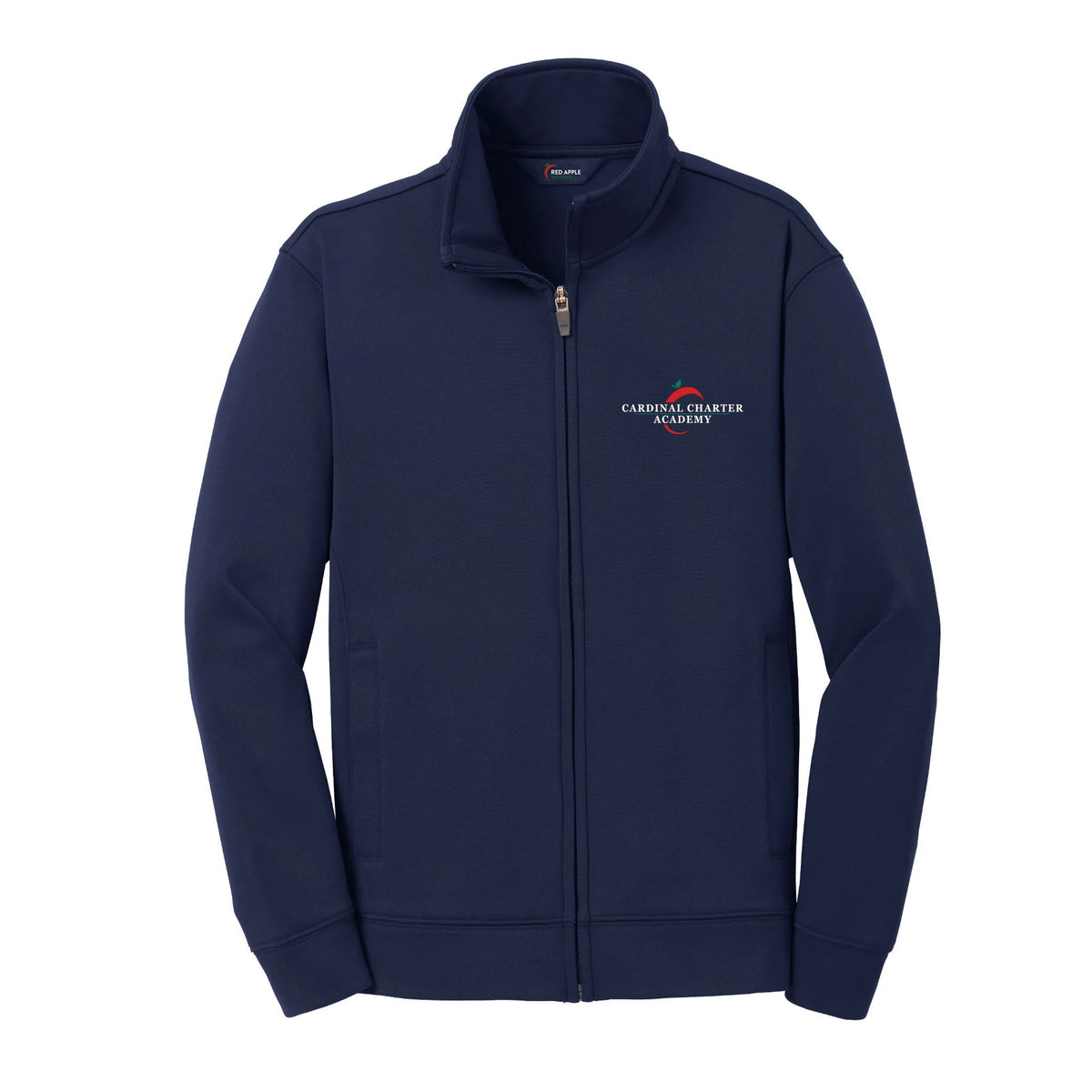 Cardinal Charter Academy Chaqueta polar unisex con 2 bolsillos