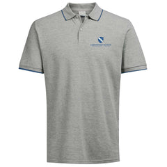Lakewood Ranch Prep High School Gray Pique Polo with Navy Accents
