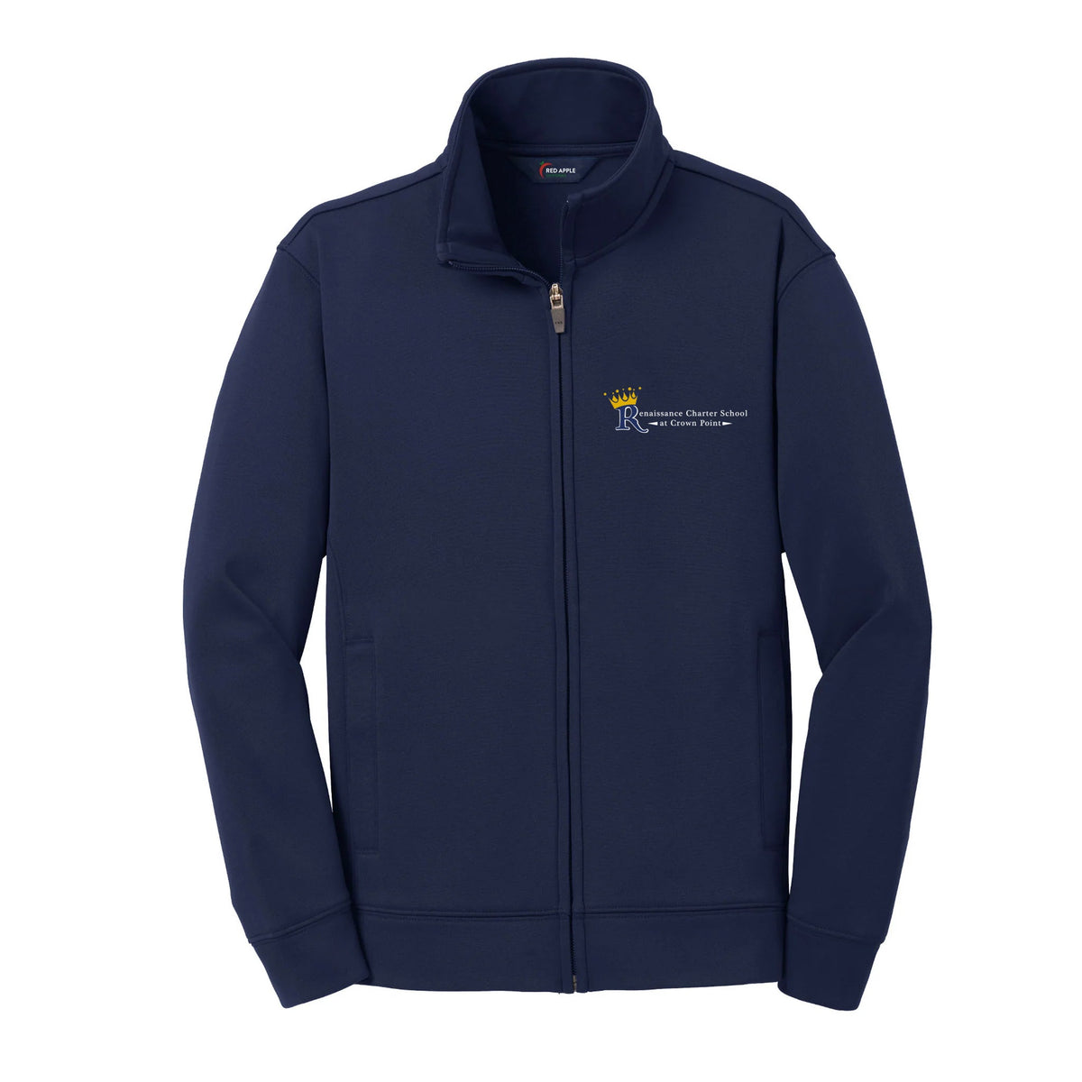 Renaissance Charter School At Crown Point Chaqueta polar unisex con 2 bolsillos