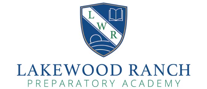 Camisa de rugby de rayas azules y blancas para adultos de Lakewood Ranch Prep High School